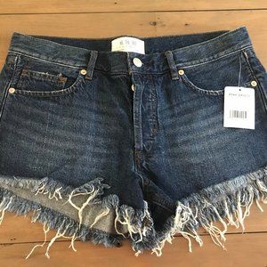 Free People Cut Off Jean Shorts